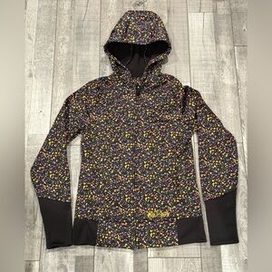 BURTON Zip Up Polkadot Hoodie